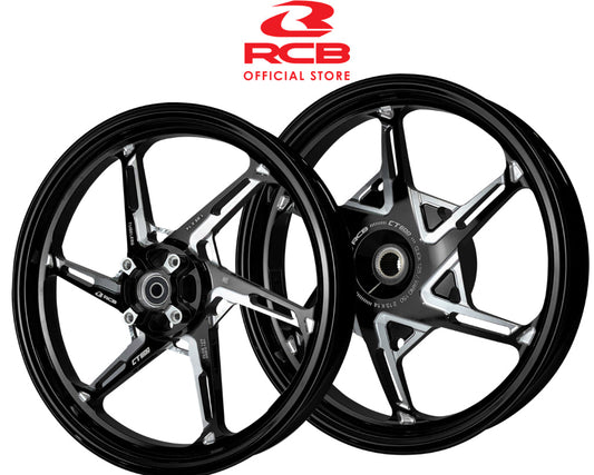RCB CT600 CNC Rim NVX AEROX V3 2025 Black F-250x14 R-350x14 Disc | Official RCB Distributor in Lebanon - Bike Security