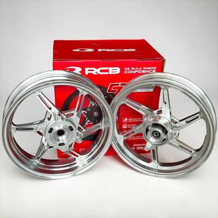 RCB CT600 CNC Rim NVX AEROX V3 2025 Silver F-250x14 R-350x14 Disc | Official RCB Distributor in Lebanon - Bike Security