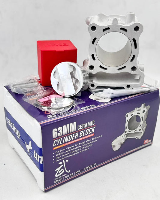UMA Ceramic Cylinder Block Kit 63mm Yamaha NMAX AEROX scooter engine upgrade Lebanon international shipping