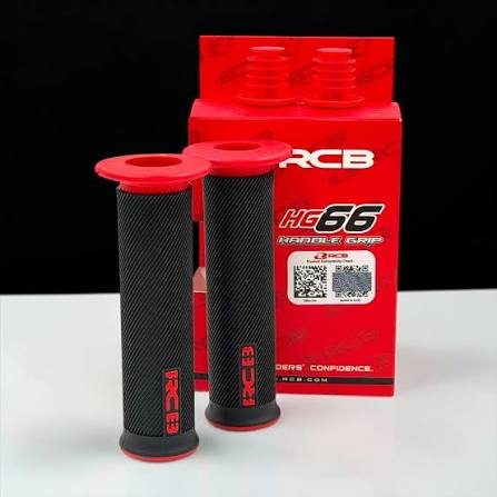 RB HANDLE GRIP HG66 (RUBBER) - RED | Bike Security Lebanon