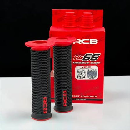 RB HANDLE GRIP HG66 (RUBBER) - RED | Bike Security Lebanon