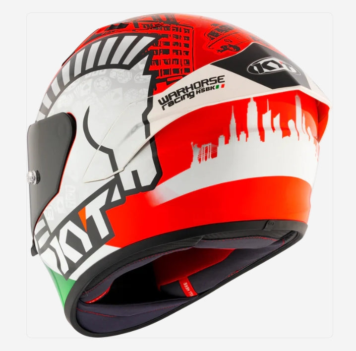 bike helmet nyc KYT NZ Race Warhorse NYC Full-Face Helmet | ECE Approved