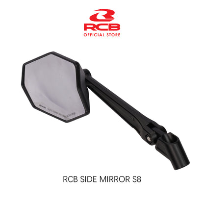 RCB S8 SIDE MIRROR - BLACK | Bike Security Lebanon