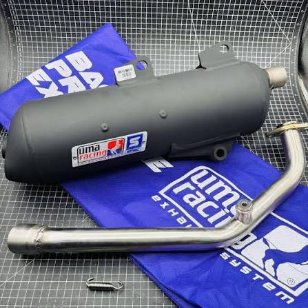 UMA BACK PRESSURE EXHAUST PIPE STL STEEL - NVX V2/V3 NMAX V2/V3 | Bike Security Lebanon